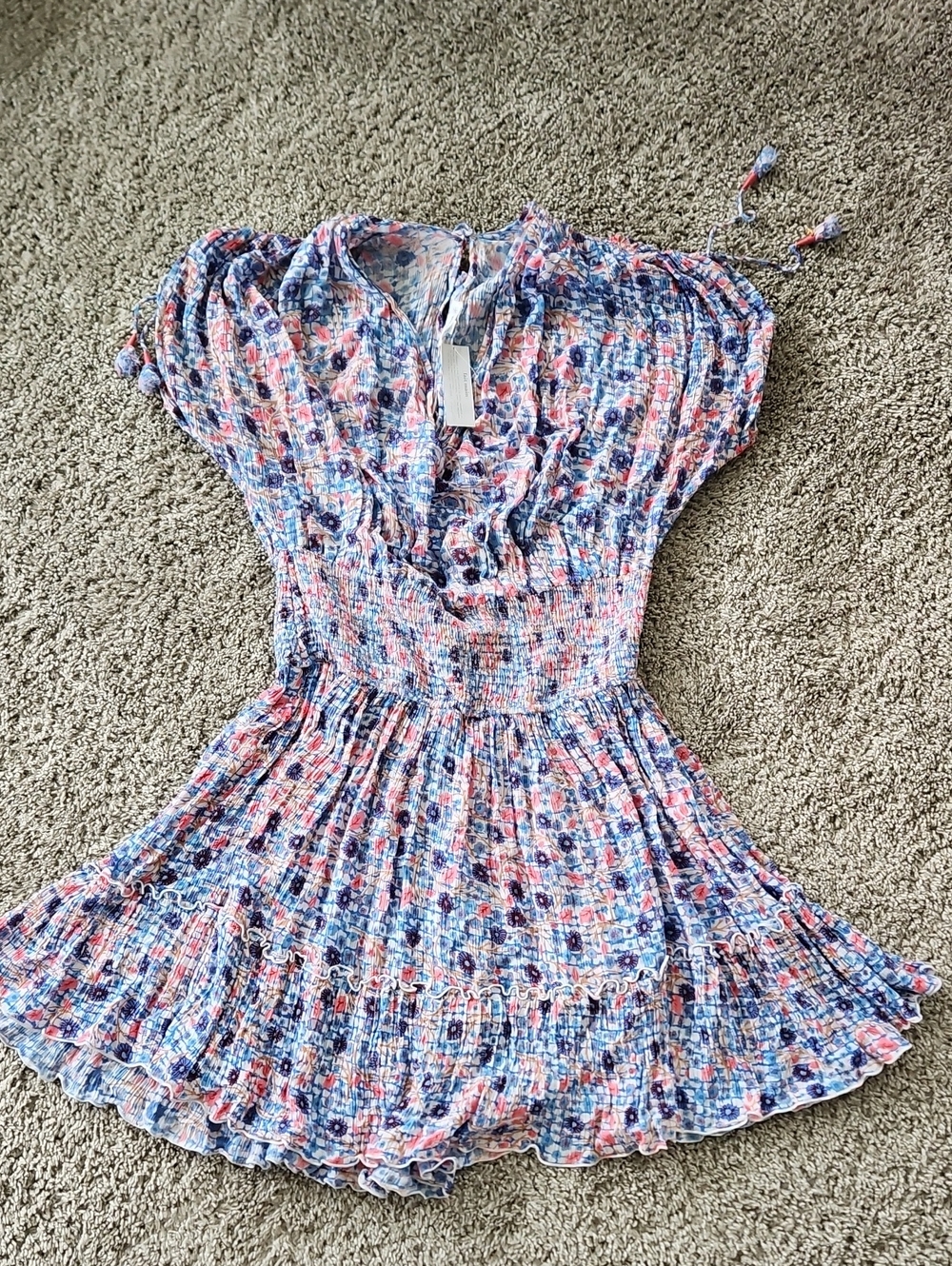 Nwt Poupette St Barth Floral Mini Dress M